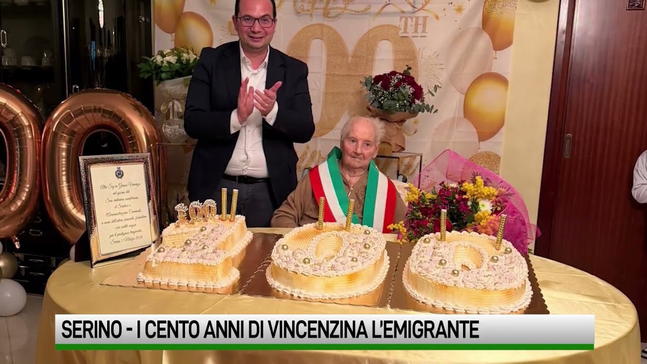 Serino. I 100 anni di Vincenza, lavoro e famiglia il suo elisir