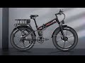 W Wallke X3 Electric Bike 1500W Dual Motor 22AH/44AH 26'' Fat Tire Foldable Electric Bike