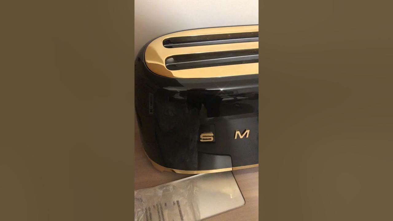 SMEG Kettle & Toaster (4 Slice) 24K Gold Plated - Elite Luxury Gold Plating