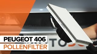 Wie PEUGEOT 406 (8B) Pollenfilter mit Aktivkohle und antibakterieller Wirkung selber wechseln - Tutorial