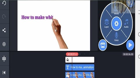How to make white board animation in kinemaster by techno bukhari