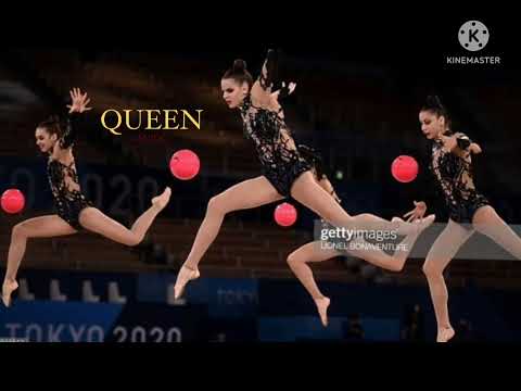 Queen and Ac/Dc Group Rhythmic gymnastic music