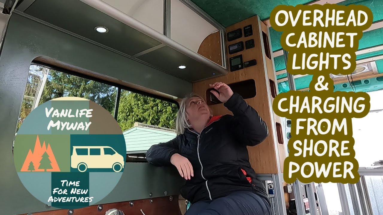 Installing RV LIGHTS, CHARGING BATTERIES from SHORE POWER YouTube