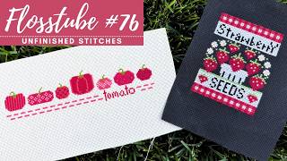 Flosstube #76: Summer Stitching in Colorado with a Garden Update