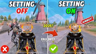 TOP 20 Secret Basic Settings You Must Use In COD MOBILE Battle Royale 2025! | Best Settings CODM BR