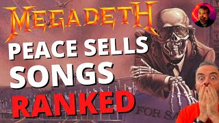 Ranking MEGADETH Peace Sells album songs from worst to best