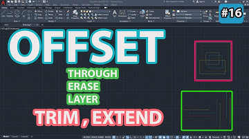 #16 How To Use Offset Command In Autocad | Beginner