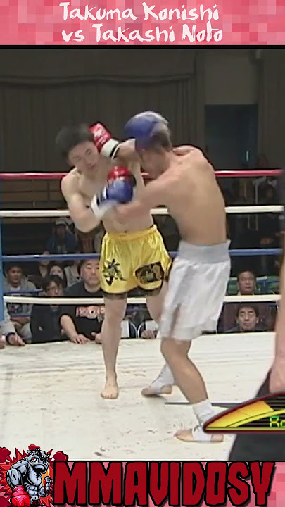 TKO Krush 6 - Takuma Konishi vs Takashi Noto #KRUSH #knocked #TKO