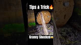 Tips and tricks granny shocked 🤘🤟🤞