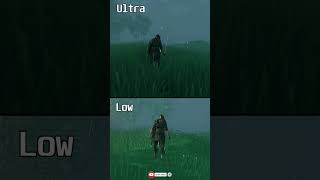 Valheim Graphics - Low vs Ultra Comaprison 👀  #shorts #valheim #gaming