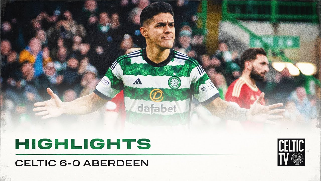 Gols e melhores momentos Celtic x Aberdeen pela Premiership (6-0