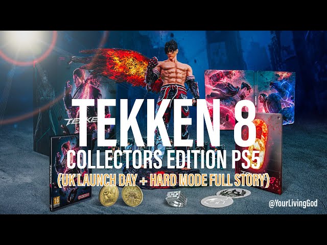 TEKKEN 8 ( 鉄拳8) COLLECTORS EDITION PS5 : UK LAUNCH DAY + FULL STORY ( HARD  MODE ) 💪 