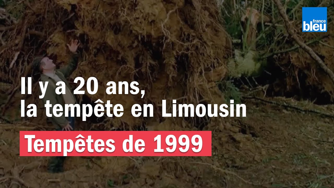 Temptes de 1999  Il y a 20 ans la tempte en Limousin