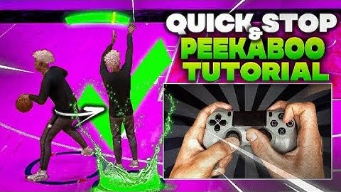 EASY "QUICK STOP/ PEAKABOO" DRIBBLE TUTORIAL W/ HANDCAM NBA2K21! *NEW* FASTEST WAY TO SET YOUR FEET!