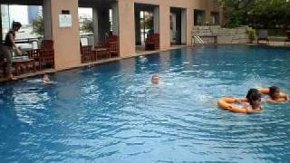 Swimming At Nims Sisters House