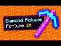 Minecraft, But I Can Fortune Any Item...