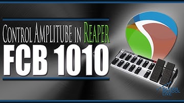How to Control Amplitube in Reaper with the Stock FCB 1010 midi foot controller