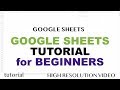 Google sheets  tutorial for beginners  part 1