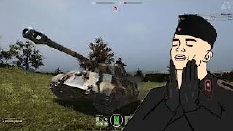 Heroes & Generals King Tiger (Tiger II) gameplay 2022 | 13 tank kills battle