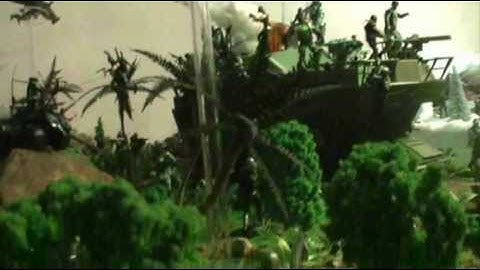 G.I. Joe The Rise of Cobra Jungle Assault Diorama