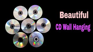 Beautiful CD Art Craft ||  Waste Material Craft Wall Décor || Wall Hanging Craft Ideas Using Cd