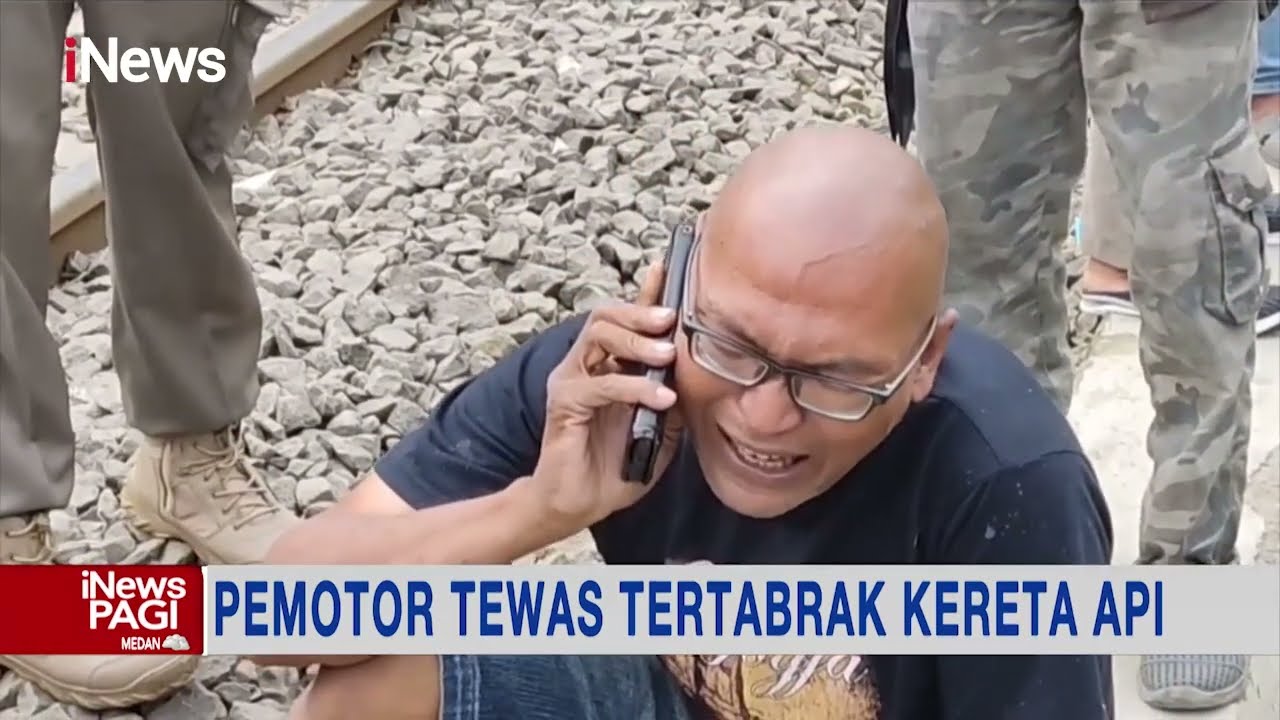 Seorang Pemotor Tewas Tertabrak Kereta Api di Kawasan Jakarta #iNewsPagi 17/08