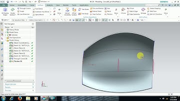 UG NX - Surface Modeling - RULED SURFACE & THROUGH CURVES