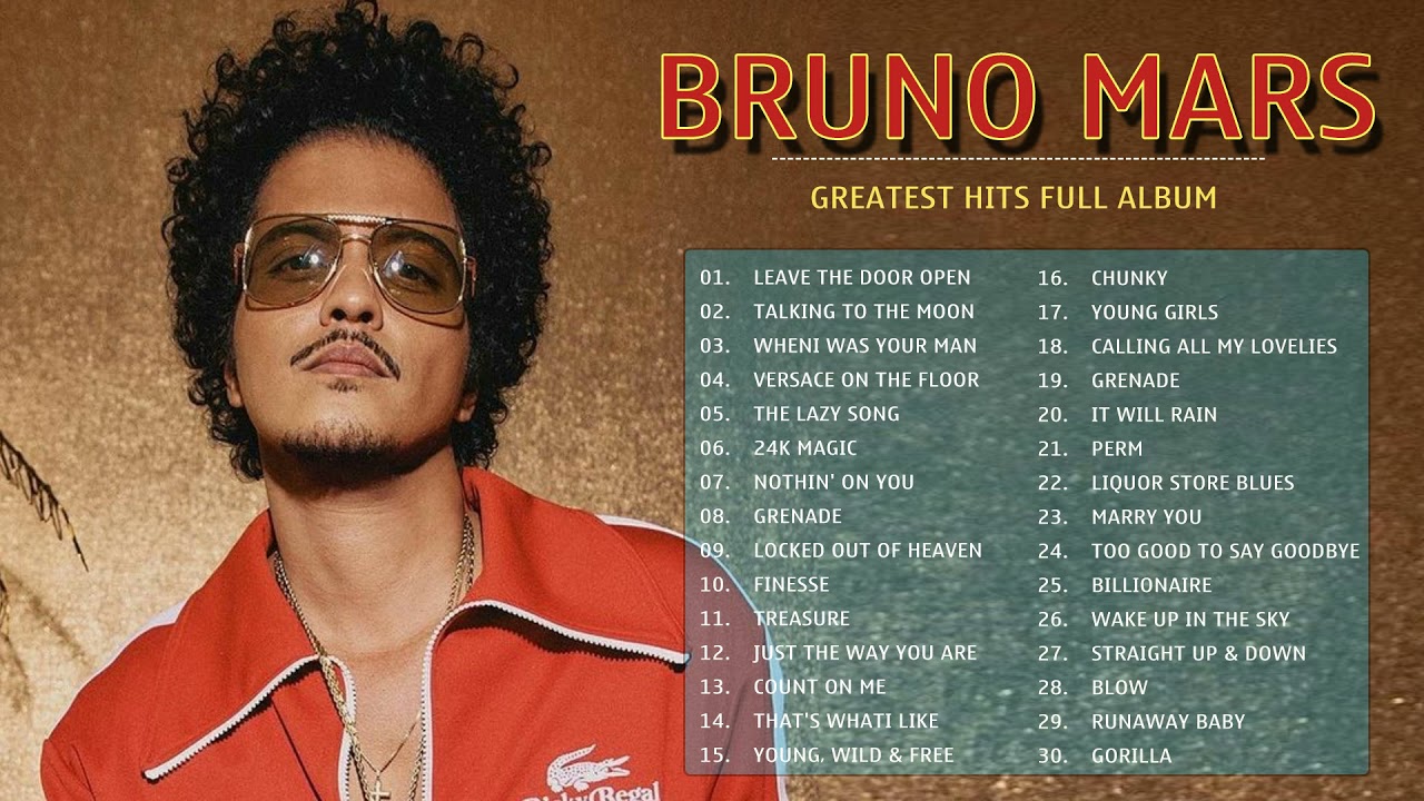 Leave The Door Open   BrunoMars Greatest Hits 2021   BrunoMars Playlist   BrunoMars Full Album