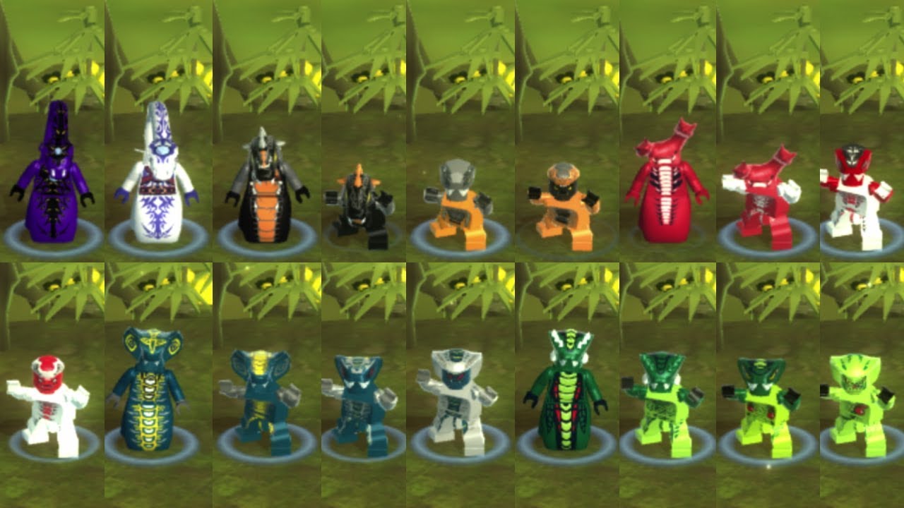 lego ninjago characters snakes