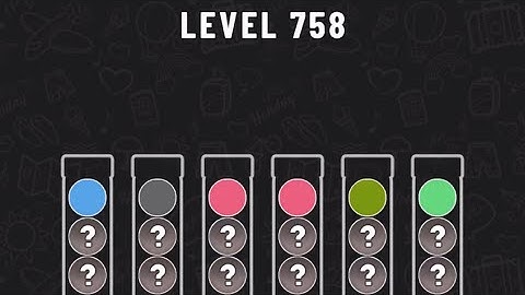 Ball Sort Puzzle Level 758 #ballsortpuzzle #ballsortpuzzlegameplay #puzzlegame #mobilegames
