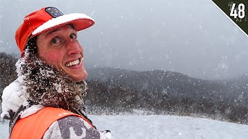 Muzzleloader Hunting in a BLIZZARD! - Is it Worth Being a DRIVER on a DEER DRIVE?