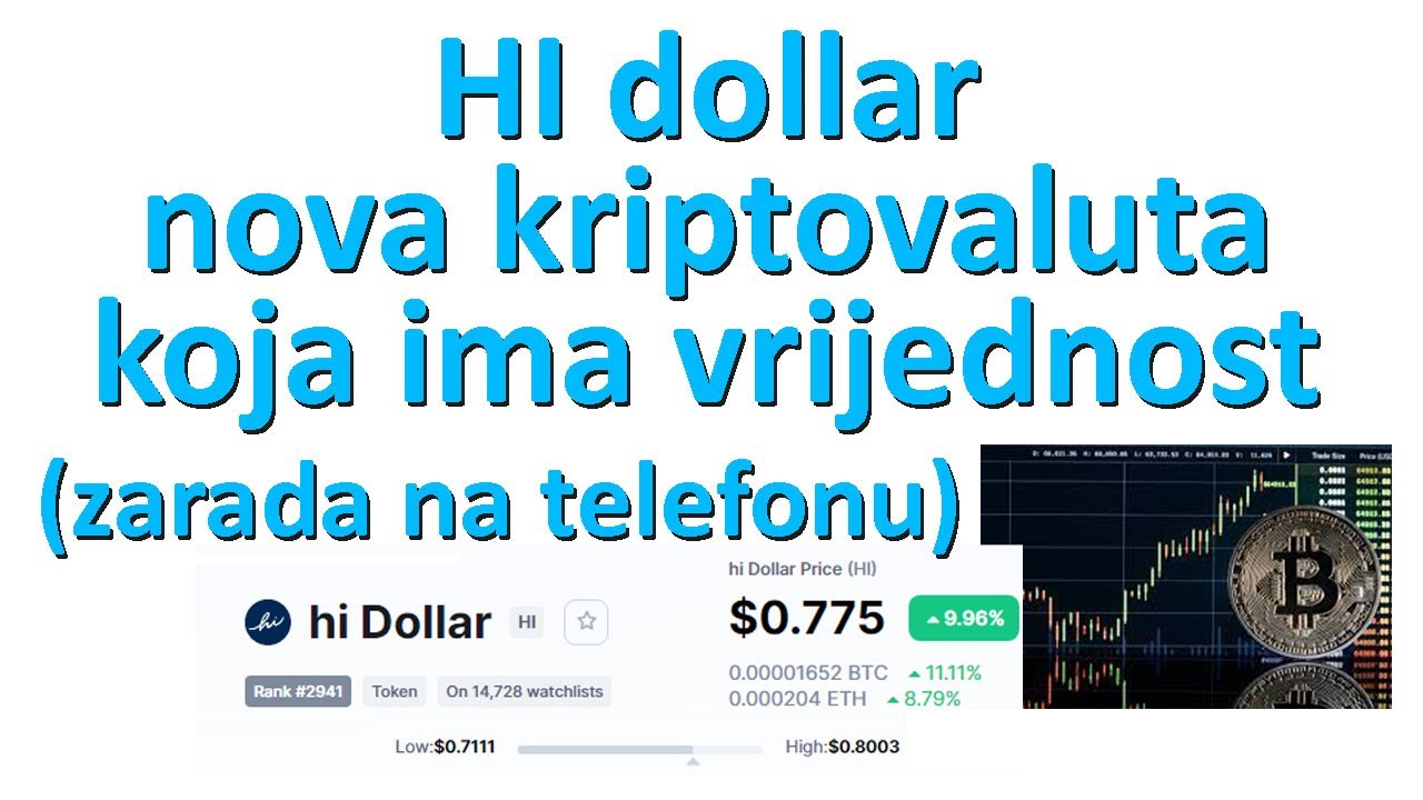 Hi dollar - zarada preko telefona - kriptovaluta već ima vrijednost