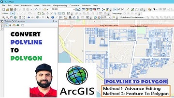ArcMap Convert Polylines to Polygons, Two easy methods