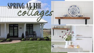 Cottage Style Spring Decor ~ Spring Cottage Refresh ~ Olde Orchard Cottages Tour~Spring Cottage Tour