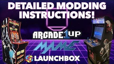 How To Mod Arcade1Up! | Detailed Instructions! (New version)