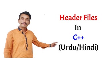Lecture16 What are Header files in C++ (Hindi/Urdu)