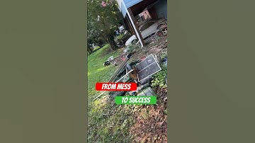 Watch us turn chaos into clean. Junk removal done right! #junkremoval #decluttering #entrepreneur