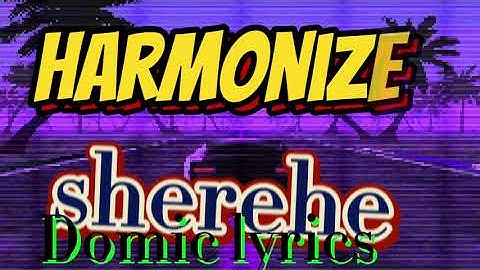 Harmonize-_-sherehe (audio lyrics)