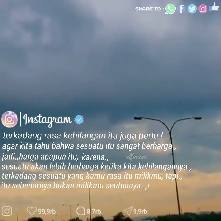 Story wa Kehilangan Versi Agos kotak