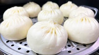蒸包子直接上锅蒸是大错，诀窍告诉你，又白又松软不塌陷，超好吃【刘二姐美食】