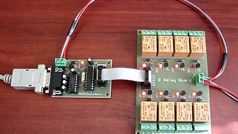 RS232 Relay Controller test
