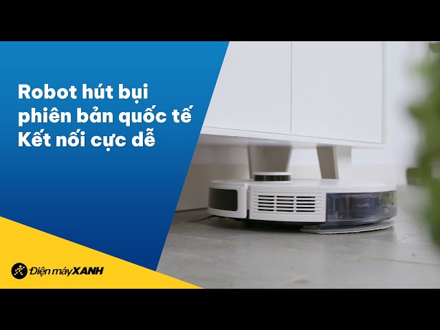 ROBOT HÚT BỤI lau nhà Ecovacs bản quốc tế, ứng dụng có tiếng Việt dễ điều chỉnh