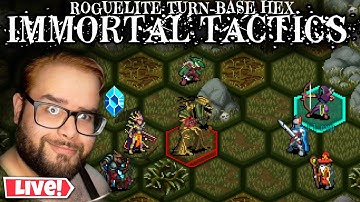 🔴 Roguelite Turn-Based Hex Grid Game! | Immortal Tactics
