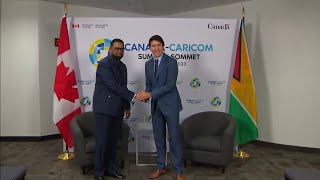 PM Trudeau meets with Guyanese President Irfaan Ali in Ottawa – October 19, 2023