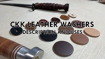 Leather Knife Handle Washers | Description and Uses