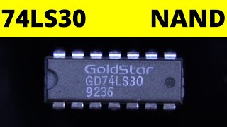 IC 7430 | 74LS30 | 8 Input NAND Gate