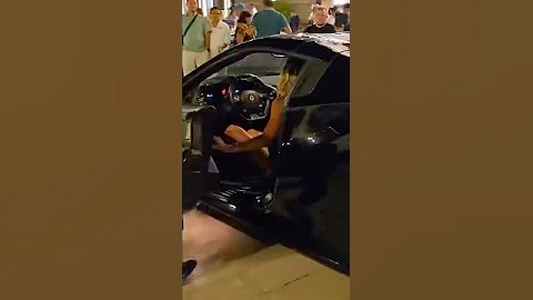 Billionaire Lady Bosses enjoying her Ferrari in Monaco #monaco #billionaire #luxury #lifestyle#life