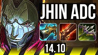 JHIN & Thresh vs CORKI & Blitzcrank (ADC) | 68% winrate, 49k DMG, 18/4/12 | KR Grandmaster | 14.10