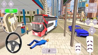 City Coach Bus Simulator 3D - #1 Android Gameplay Videos | Double Decker Bus Games 2021 screenshot 4