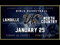 Lamoille vs north country  jvv high school girls basketball 12524
